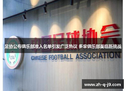 足协公布俱乐部准入名单引发广泛热议 多家俱乐部面临新挑战